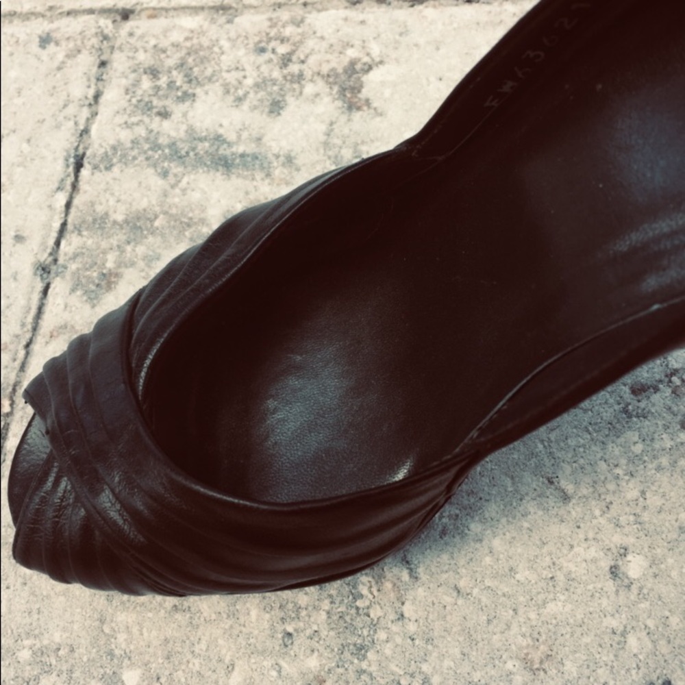 Stuart Weitzman Platform Peeptoe Pump - image 7